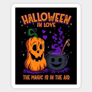 Halloween In Love. The Magic is in the Air Sticker